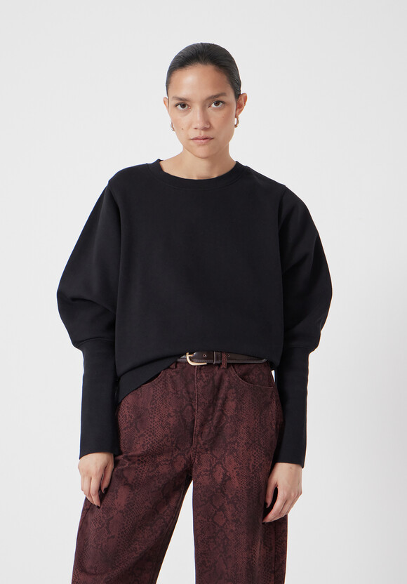 Puff Sleeve Sweatshirt
