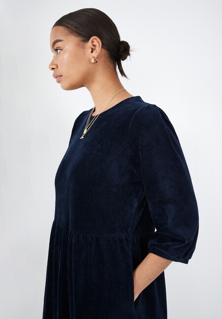 Athena Cord Jersey Dress