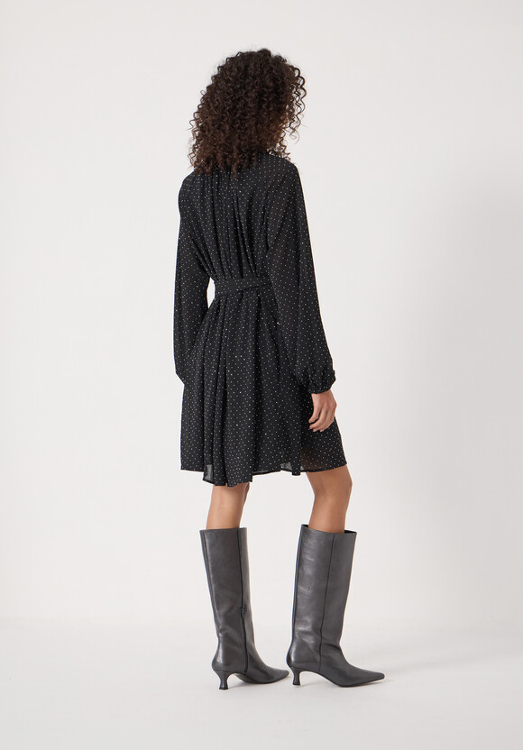 Diamante Chiffon Mini Dress