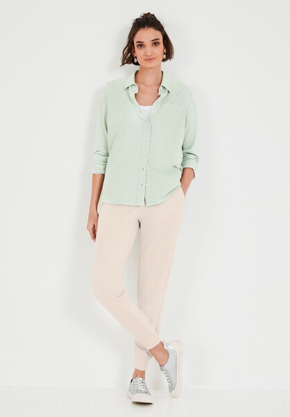 Cotton-Blend Jersey Shirt