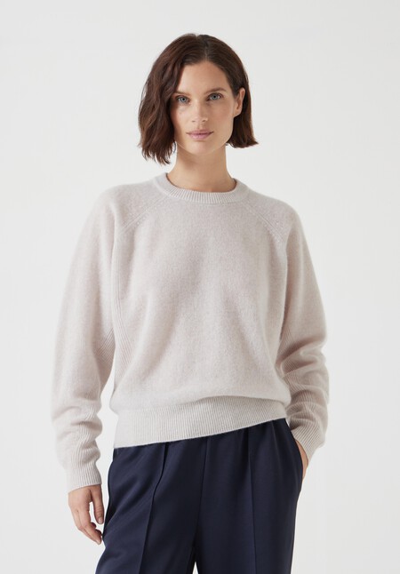 Jasmine Cashmere Rib Detail Jumper