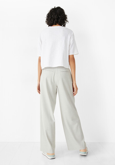Wide Leg Tailored Trousers