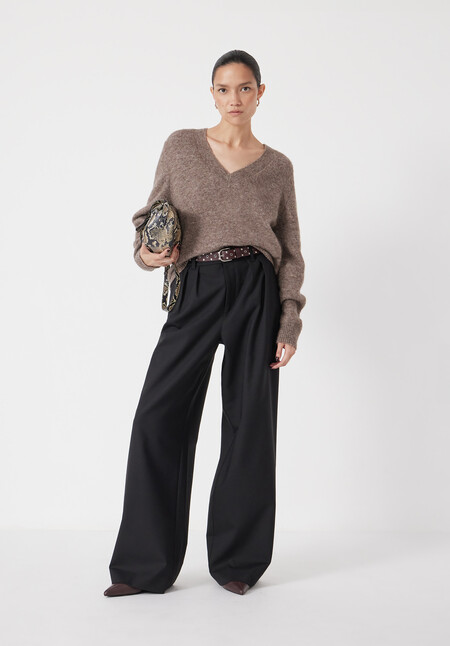 V Neck Knit Jumper