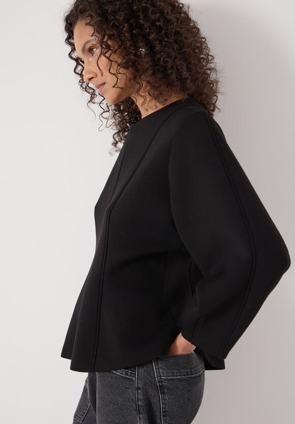 Seam Detail Smart Jersey Top Seam Detail Smart Jersey Top