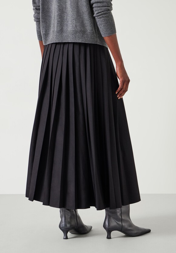 Violet Wool Maxi Skirt