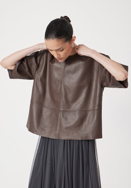 Soft Leather T-shirt