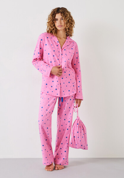Liv Cotton Flannel Pyjama Set