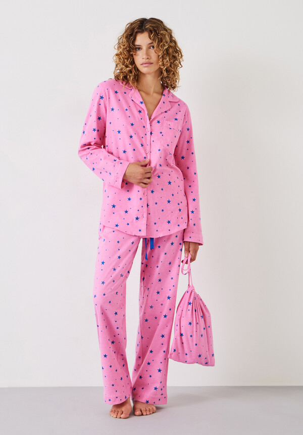 Liv Cotton Flannel Pyjama Set