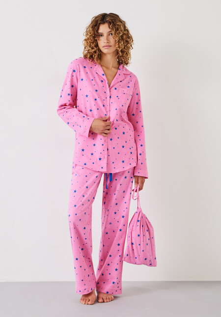 Liv Cotton Flannel Pyjama Set