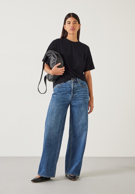 Tamsen Relaxed Tuck Detail Slub T-Shirt