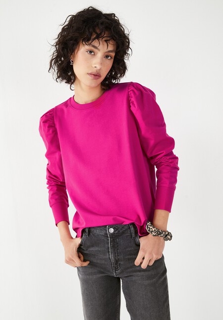 Bella Puff Sleeve Jersey Top