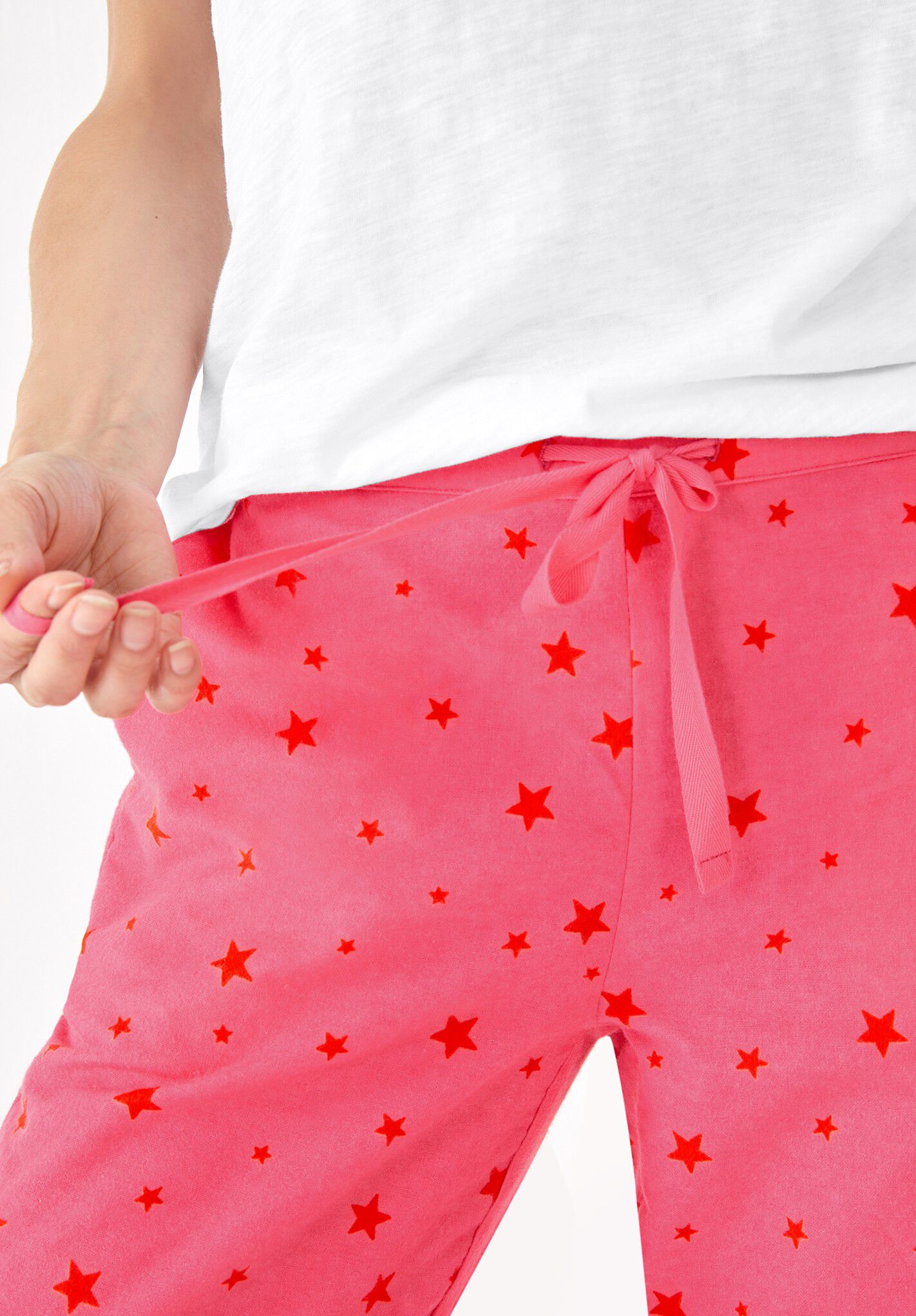 Pink flannel shop pajama pants