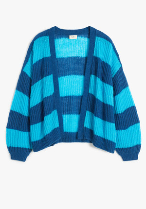 Abby Striped Edge to Edge Cardigan