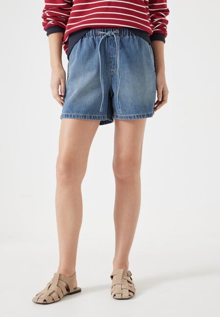 Betty Denim Pull On Shorts