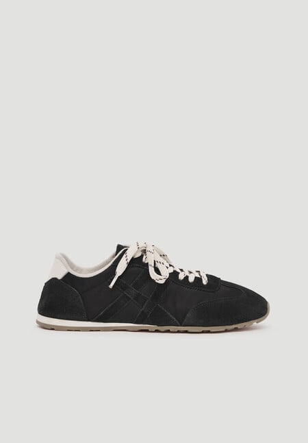 Suede Slimline Retro Trainers