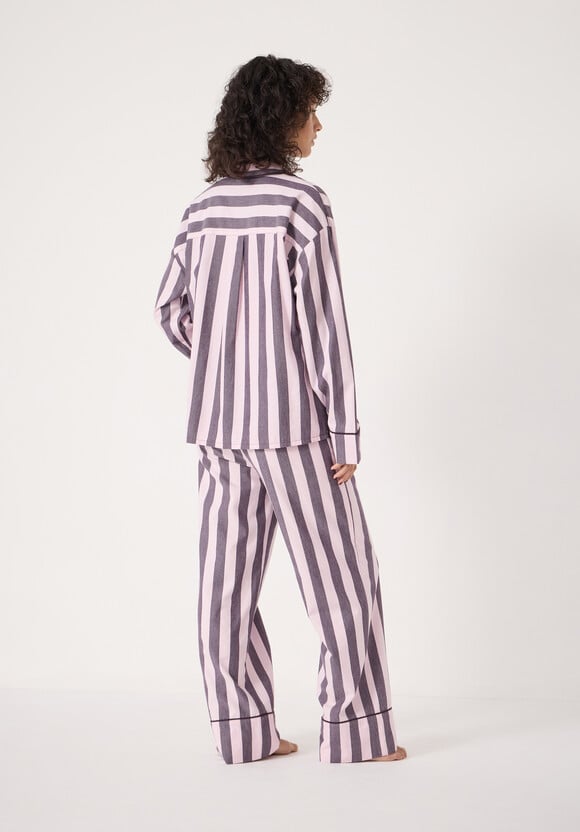 Brushed Cotton Striped Pyjamas