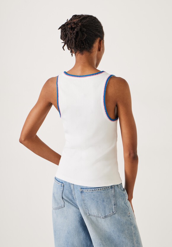 Luisa Crochet Detail Vest