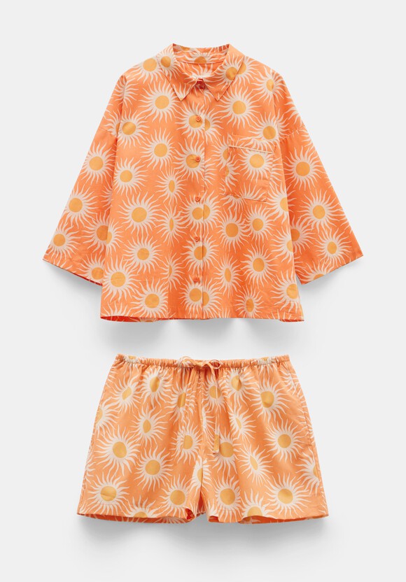 Jaylin Boxy Fit Shirt Pyjama Set