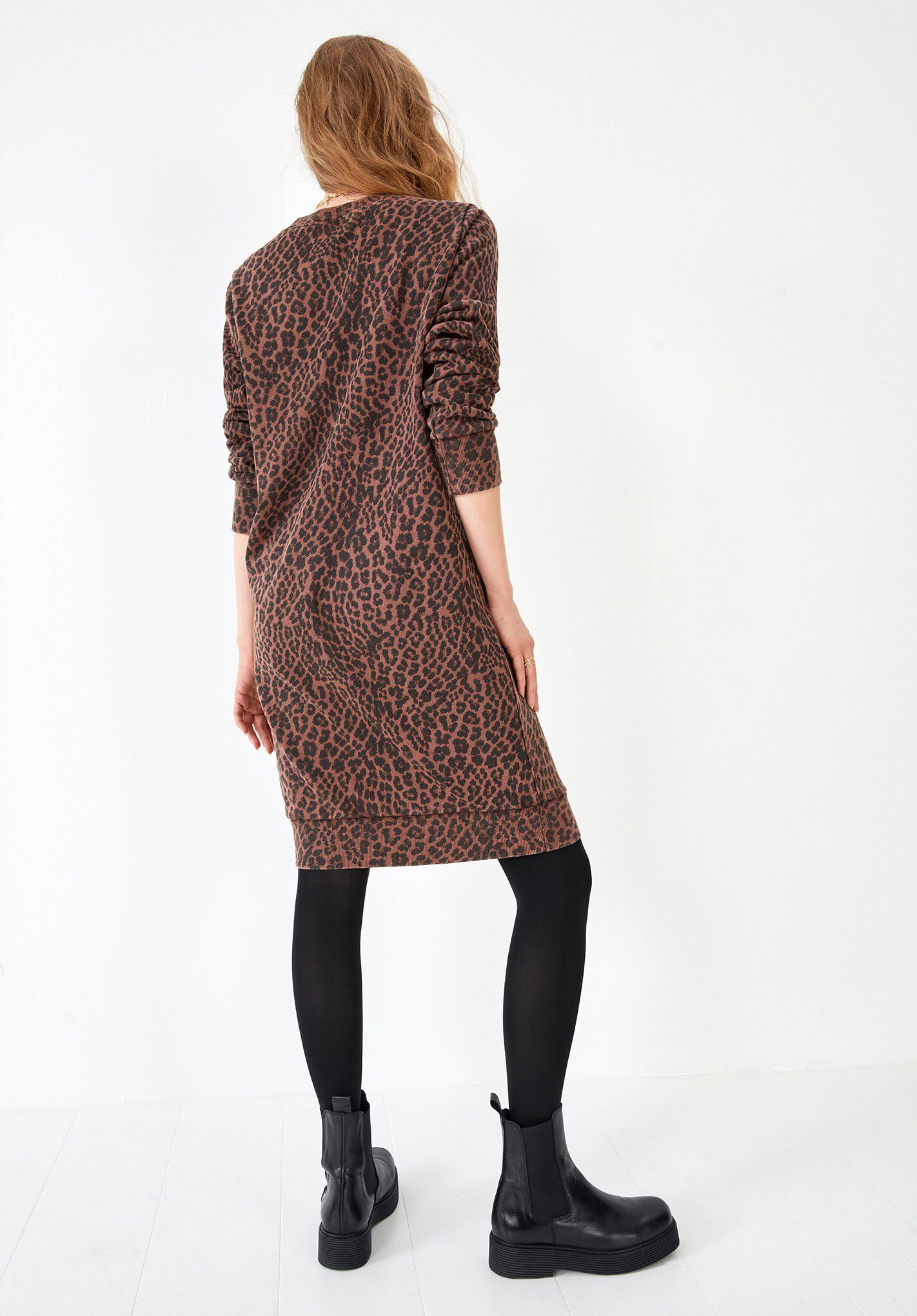 Loft leopard sweater dress online