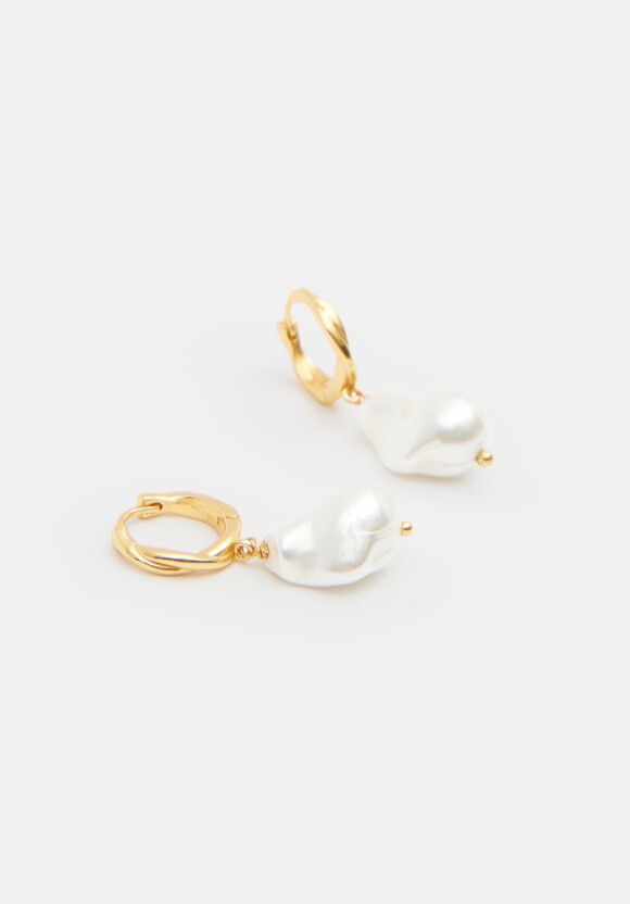 Baroque Pearl Drop Earring