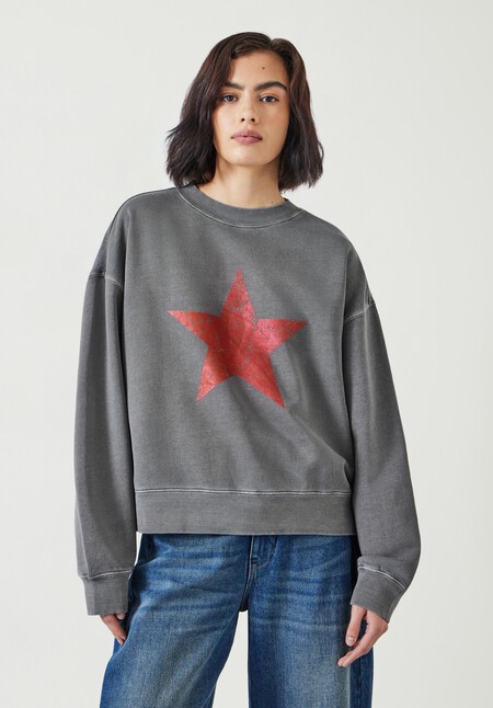 Roxy Metallic Star Sweatshirt