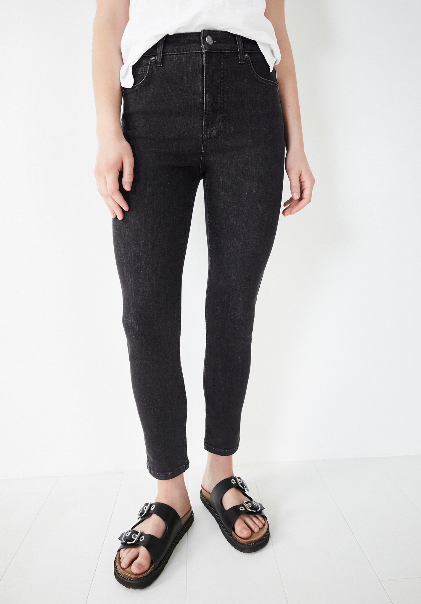 Hush sales denim jumpsuit