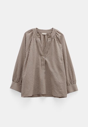 Rhea Cotton Crinkle Gingham Top