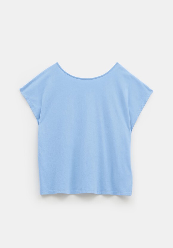 Back Scoop Detail Cotton T-Shirt