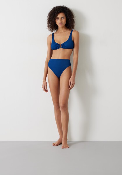 Harper High Waisted Rib Bikini Bottoms