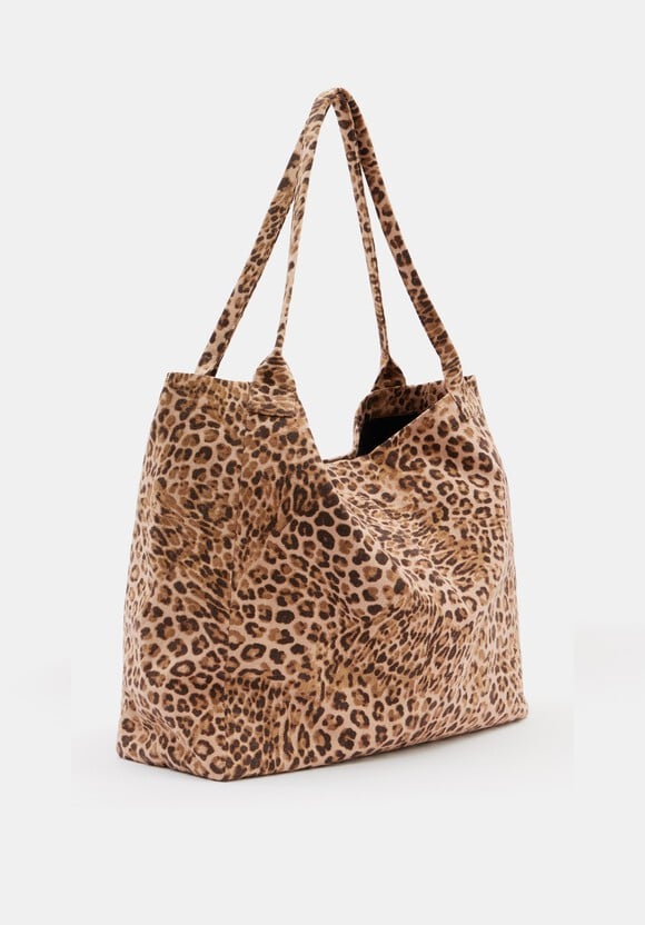 Printed Britney Canvas Tote Bag
