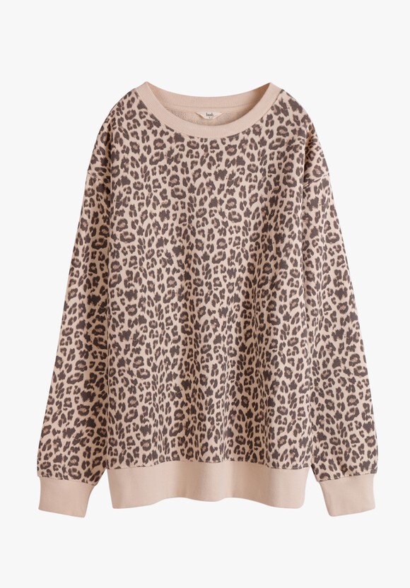 Leopard Oversized Sweatshirt