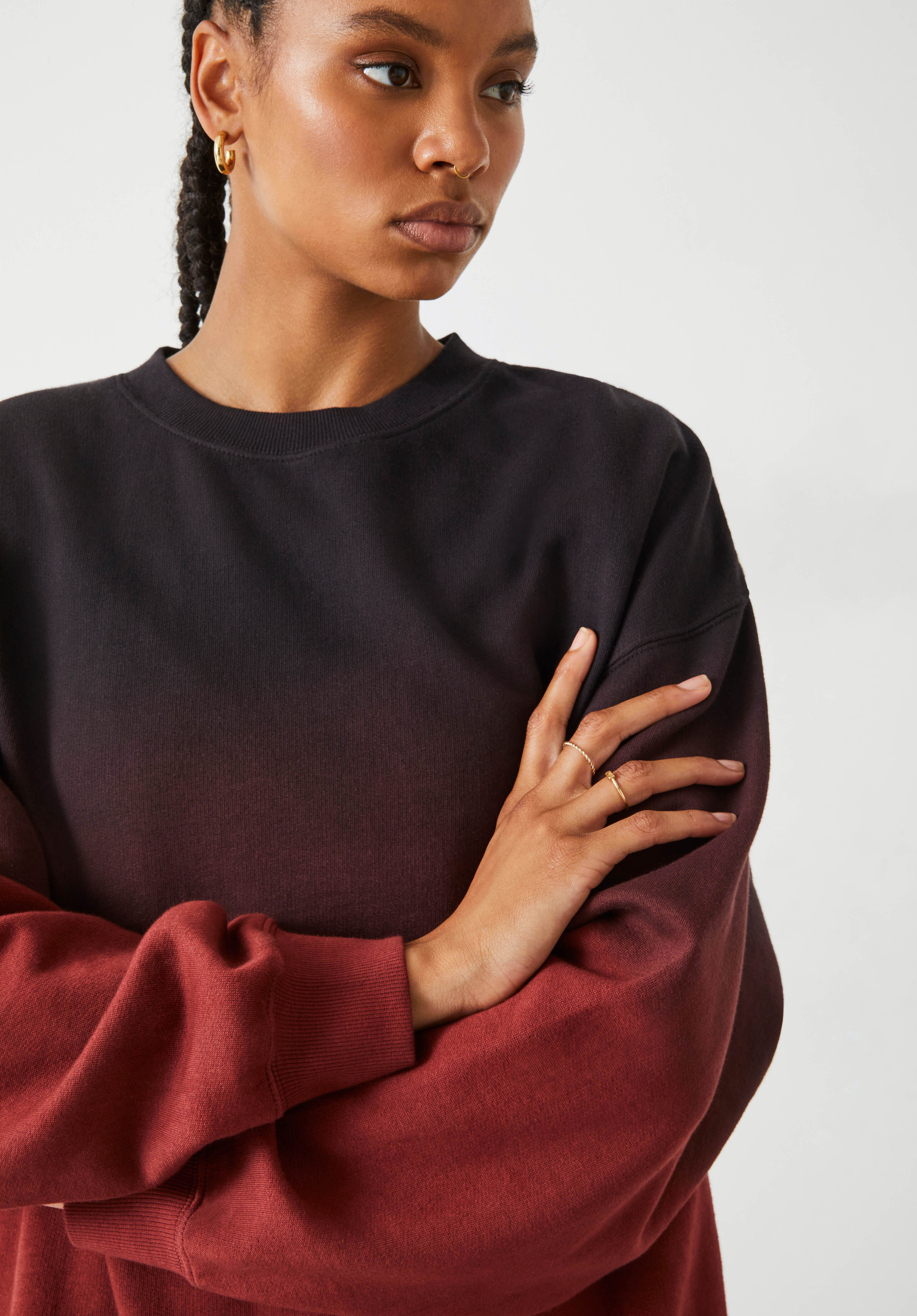 Ombre sweatshirt new arrivals
