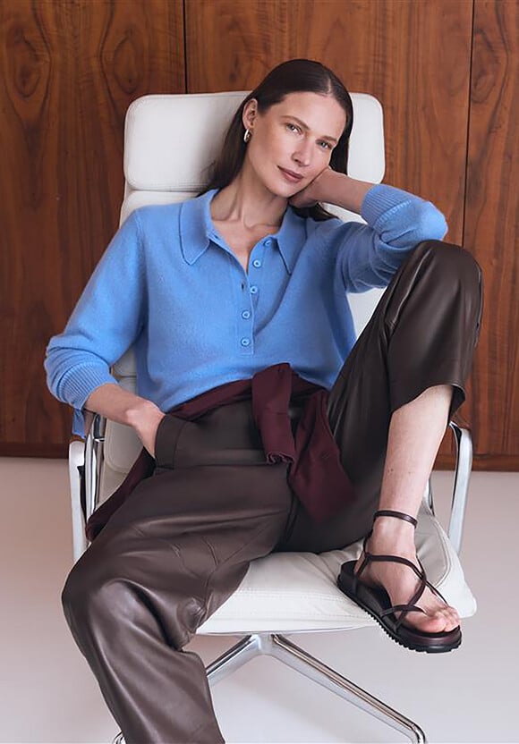 Leather Jack Barrel Trousers