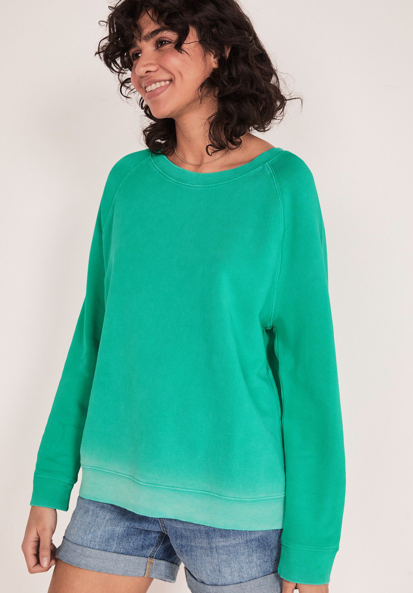 Hush green sweatshirt Outlet