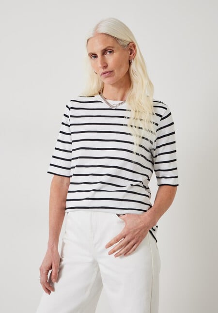 Sora Striped Relaxed T-Shirt