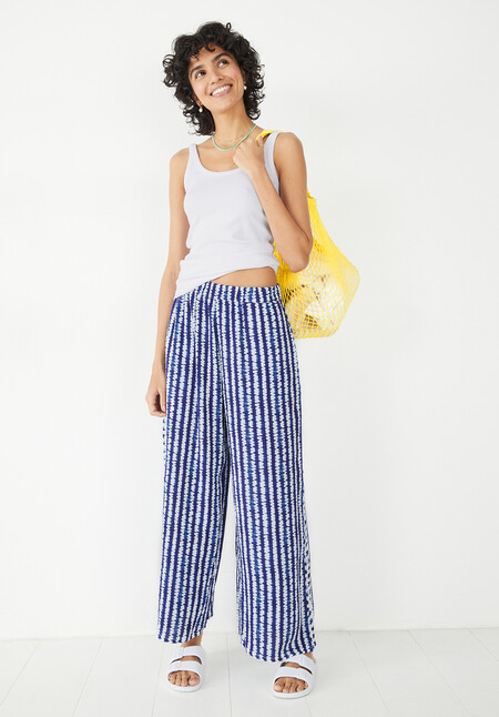 Printed Wide Leg Trouser
