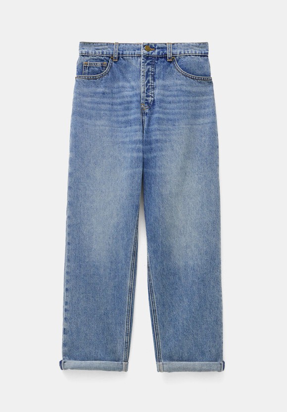 Button Fly Boyfriend Jean