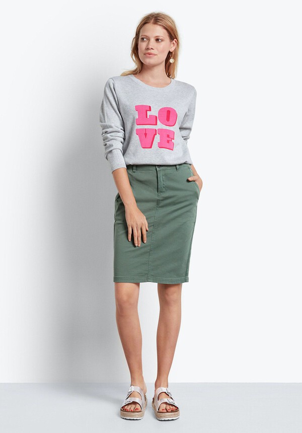 Veronica Chino Skirt