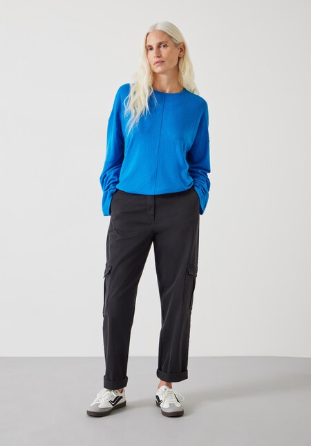 Fleur Wide Sleeve Wool Jumper