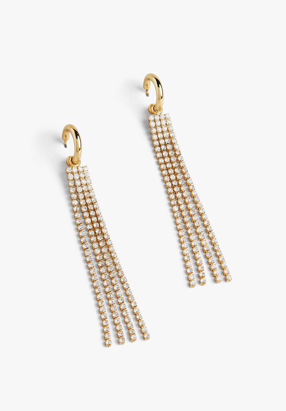 Shimmer Tassel Earrings