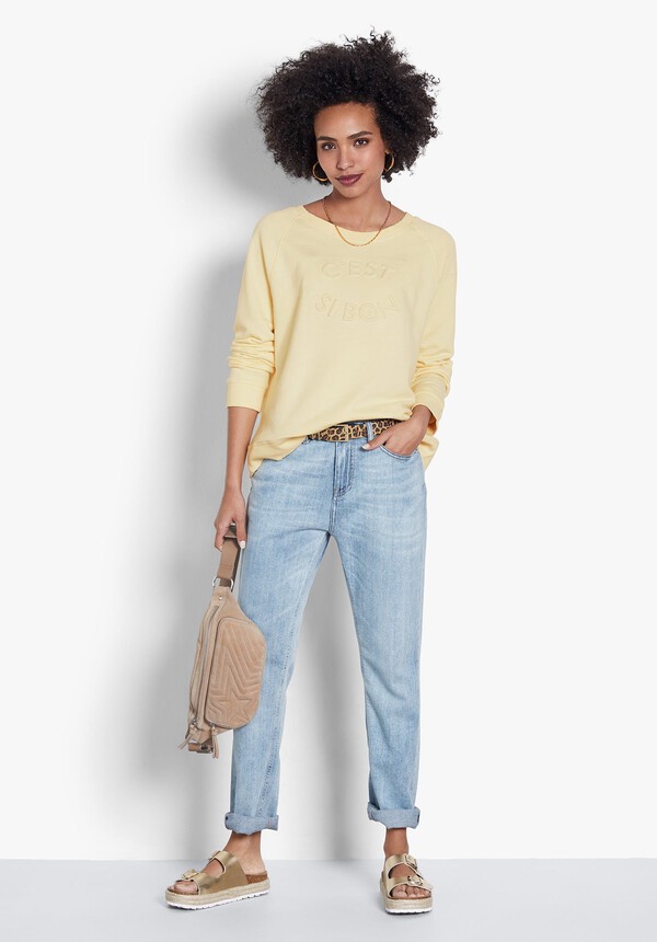 C'est Si Bon Cotton Sweatshirt