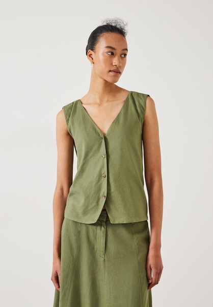 Kimi Two Way Linen Waistcoat