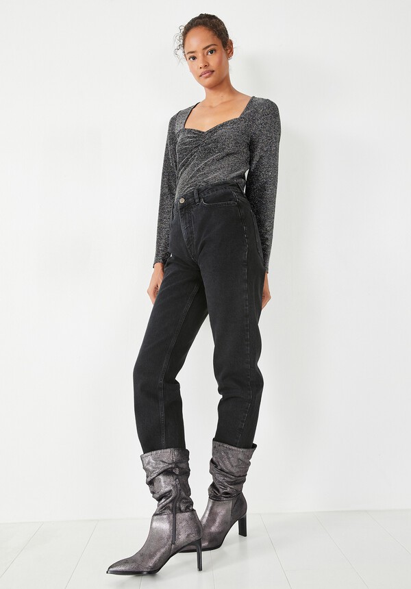 Lara Sweetheart Metallic Top