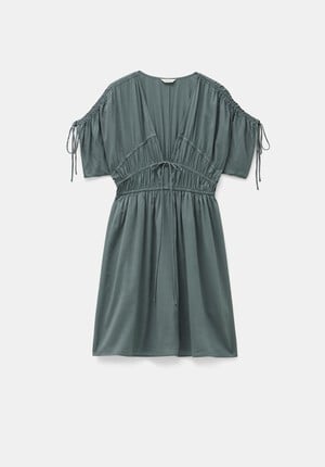 Grace Cotton Blend Mini Beach Dress