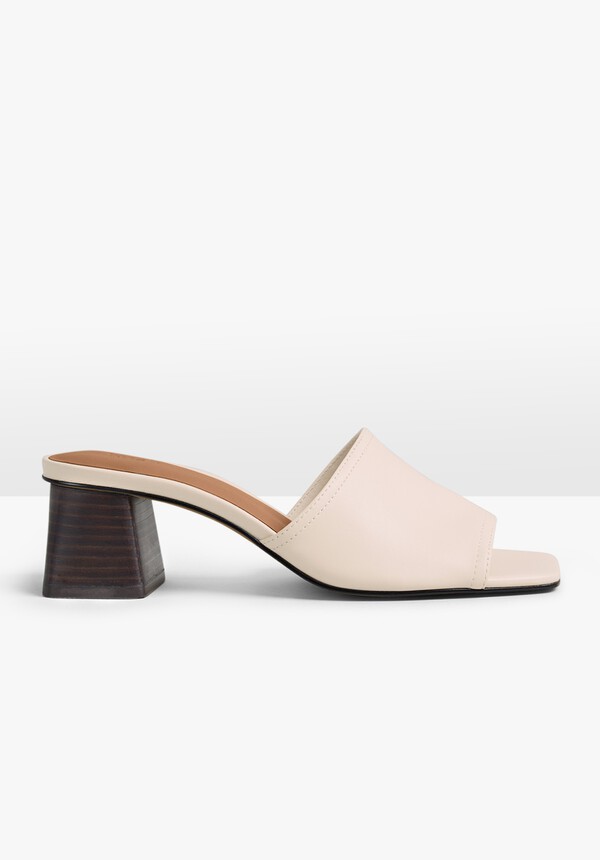 Lyra Leather Mules
