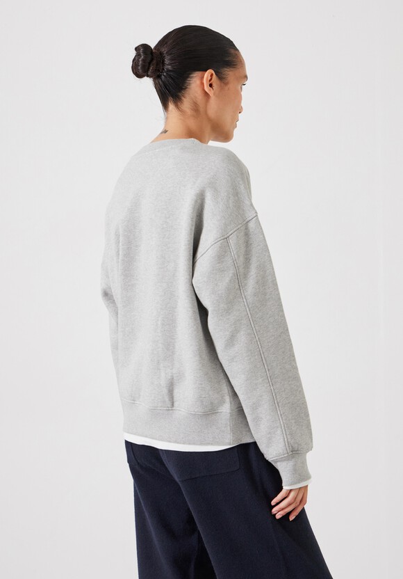 Embroidered Star Relaxed Sweatshirt