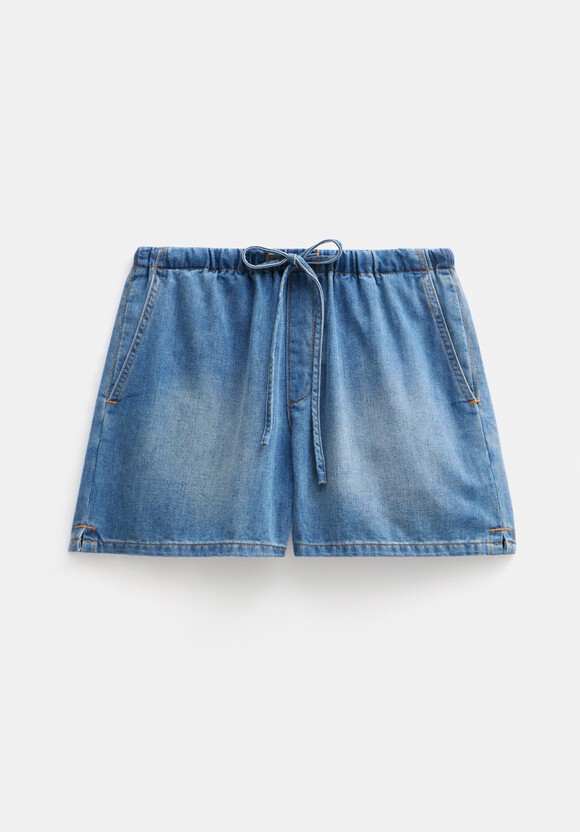 Betty Denim Pull On Shorts