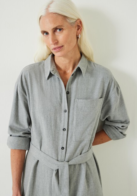 Alexa Maxi Shirt Dress