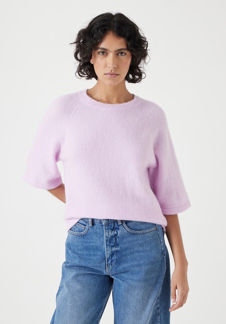Lucia Knitted Crew Neck T-shirt