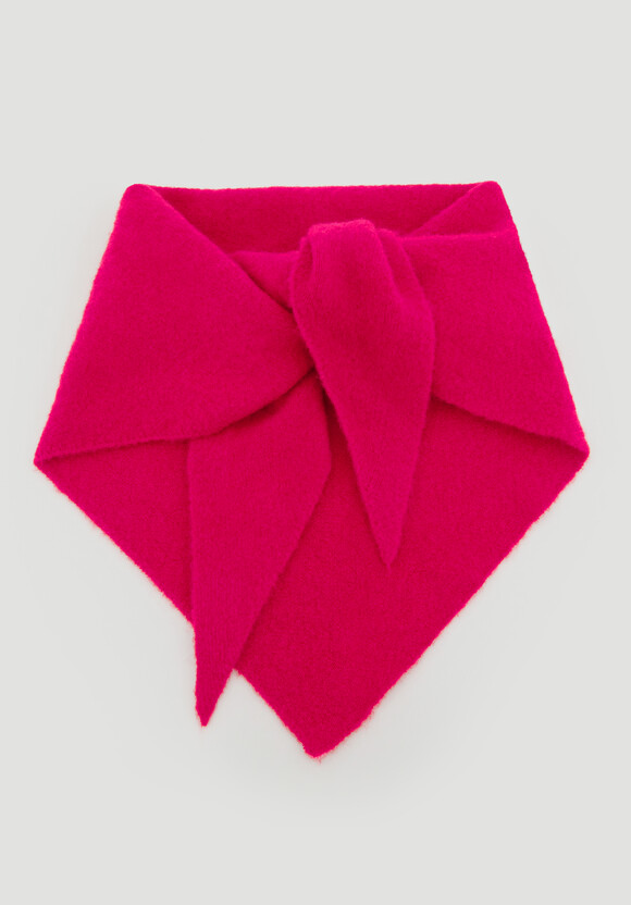 Brushed Cashmere Triange Scarf